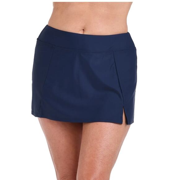 Maxine of Hollywood Other - Maxine of Hollywood Women's Skort Swim Bottom - 20W - Blue NWT